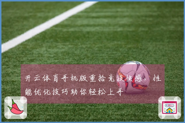 开云体育手机版重拾竞技快感，性能优化技巧助你轻松上手